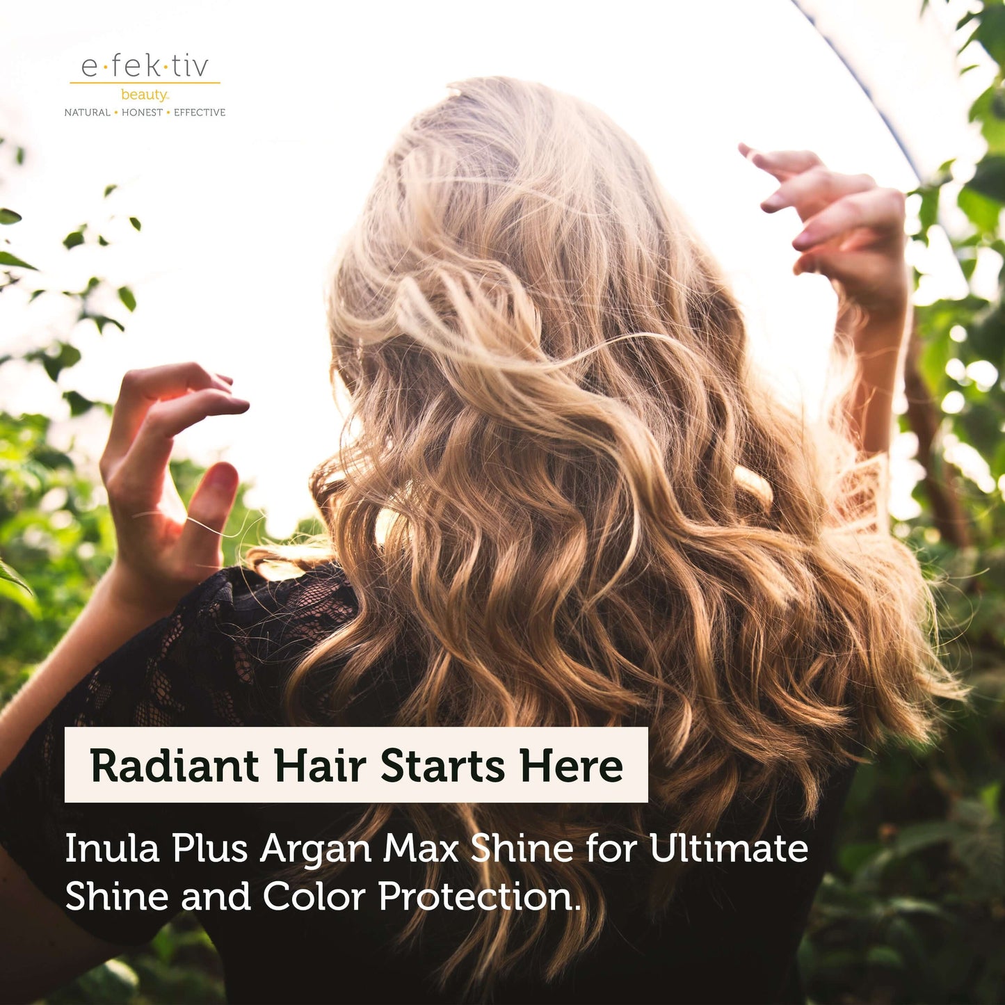 Efektiv Inula & Argan Shampoo for Color Protection"
