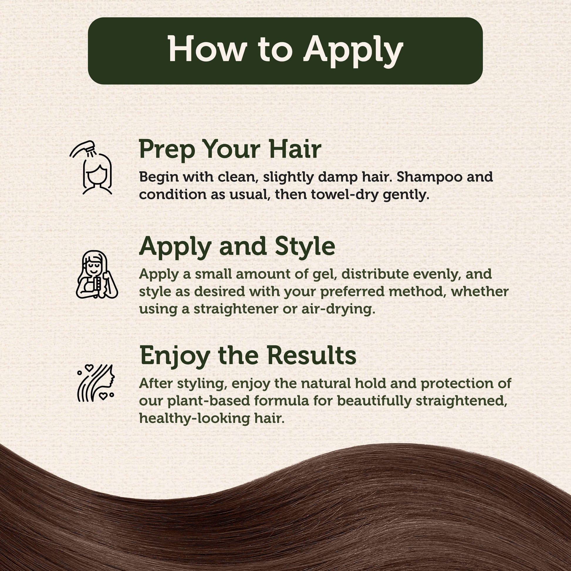 Efektiv's Aloe & Lavender Hair Straightening Miracle Gel