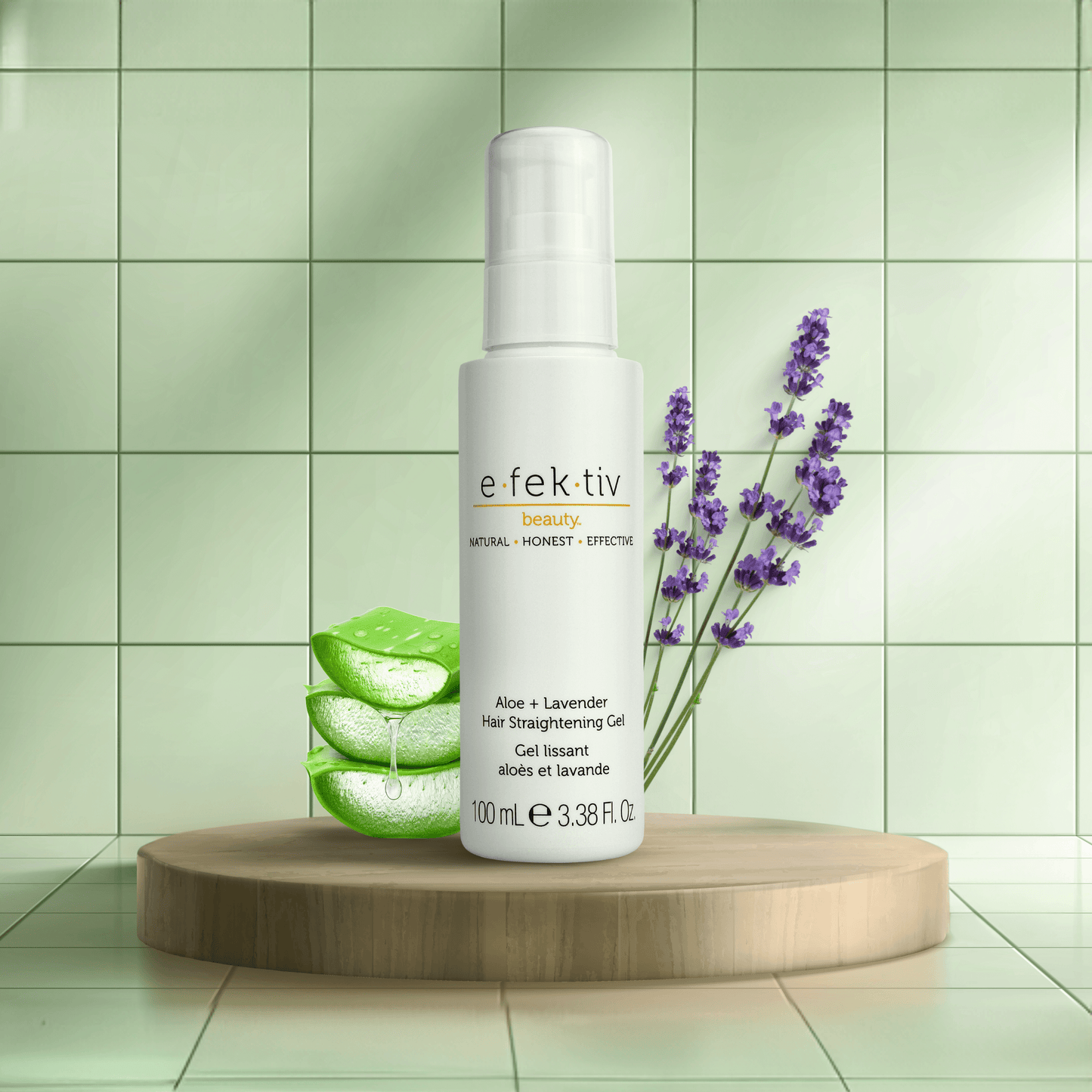Straighten with Ease: Aloe & Lavender Gel by Efektiv