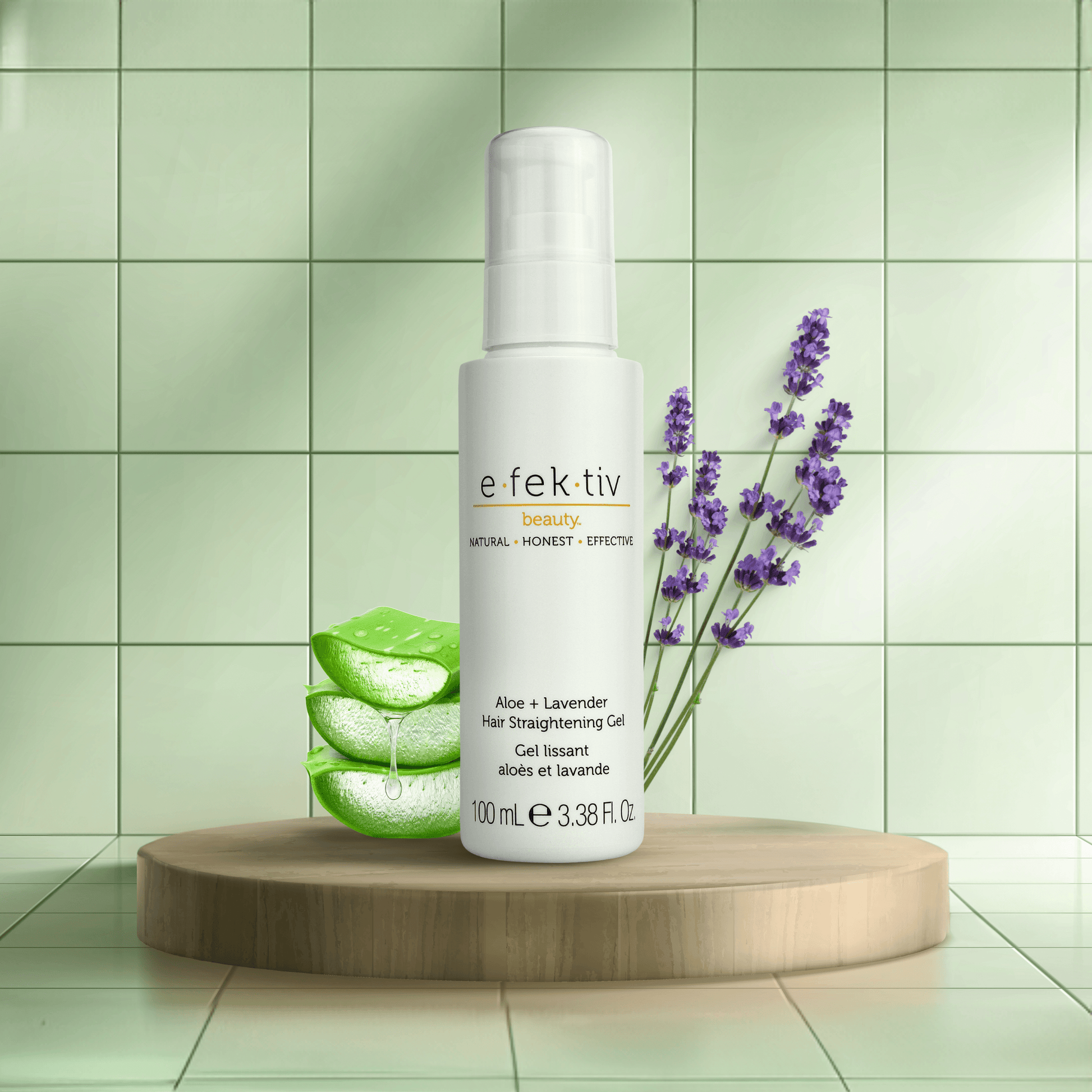 Straighten with Ease: Aloe & Lavender Gel by Efektiv