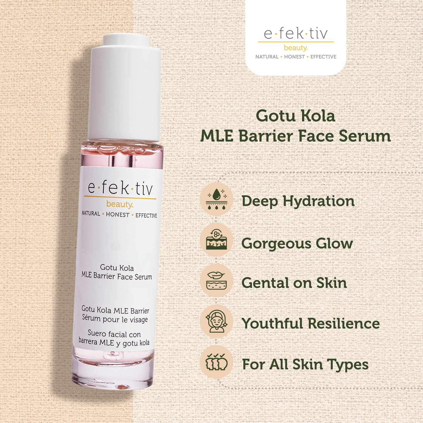 Gotu Kola MLE barrier face serum